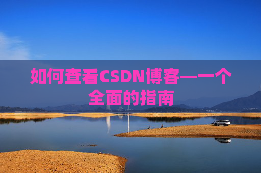如何查看CSDN博客—一个全面的指南